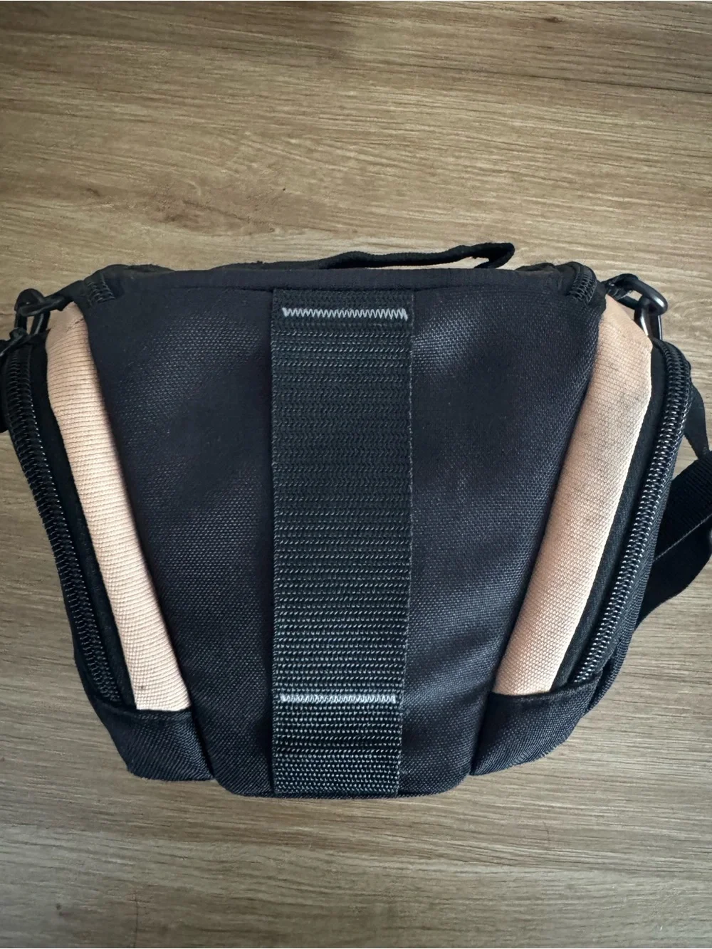 Case Logic Black and Tan Compact Messenger Camera Bag